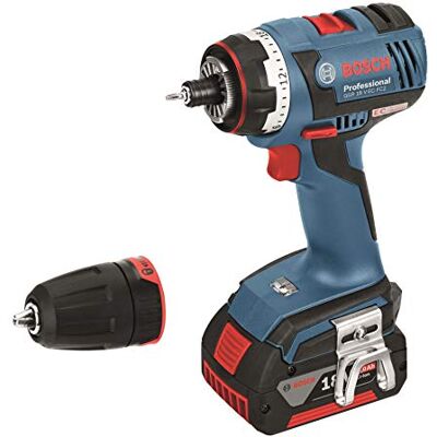 Bosch GSR 18V-EC FC2 Flex Lot de 2 forets sans fil - Publicité Bosch GSR 18V-EC FC2 Flex Lot de 2 forets sans fil - Publicité