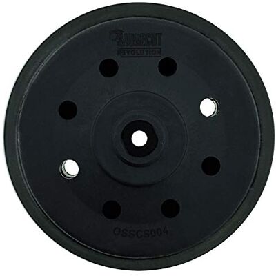 SabreCut 1pc OSSCS004 150mm Plateau ponceuse Pro Compatible avec Makita, medium auto-agrippant pad holds abrasives securely pour consistent sanding - Publicité SabreCut 1pc OSSCS004 150mm Plateau ponceuse Pro Compatible avec Makita, medium auto-agrippant pad holds abrasives securely pour consistent sanding - Publicité