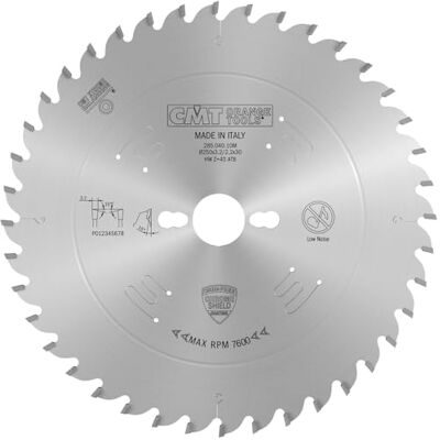 CMT ORANGE TOOLS CMT 285.040.10M LAME CIRCULAIRE 250X3.2X30 Z=40 10ATB - Publicité CMT ORANGE TOOLS CMT 285.040.10M LAME CIRCULAIRE 250X3.2X30 Z=40 10ATB - Publicité