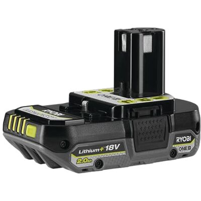 RYOBI Batterie Lithium+ 18V One+ 2,0 Ah compacte RB1820C - Publicité RYOBI Batterie Lithium+ 18V One+ 2,0 Ah compacte RB1820C - Publicité