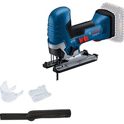 Bosch 18V System scie sauteuse sans-fil GST 18V-125 S (idéale pour les coupes courbes, porte-lame SDS, avec 1 lame de scie sauteuse, set d’aspiration) - Publicité Bosch 18V System scie sauteuse sans-fil GST 18V-125 S (idéale pour les coupes courbes, porte-lame SDS, avec 1 lame de scie sauteuse, set d’aspiration) - Publicité