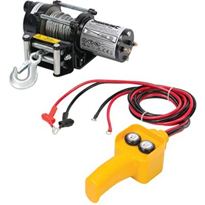 Silverline Treuil électrique 12 V 900 kg (2 000 lb) (748850) - Publicité Silverline Treuil électrique 12 V 900 kg (2 000 lb) (748850) - Publicité