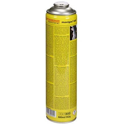 Rothenberger Industrial 1x Maxigas 400, 600ml, 7/16"-EU Gaz de brasage Cartouche de gaz Soudage au gaz Soudage Soudage Gaz de soudage 35570 - Publicité Rothenberger Industrial 1x Maxigas 400, 600ml, 7/16"-EU Gaz de brasage Cartouche de gaz Soudage au gaz Soudage Soudage Gaz de soudage 35570 - Publicité