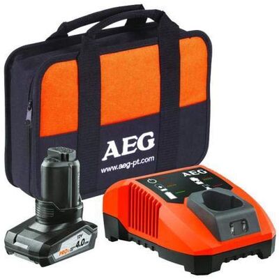 AEG Chargeur rapide multi-plateformes 12V Li-ion 1 batterie 4.0Ah SETL1240BLK - Publicité AEG Chargeur rapide multi-plateformes 12V Li-ion 1 batterie 4.0Ah SETL1240BLK - Publicité