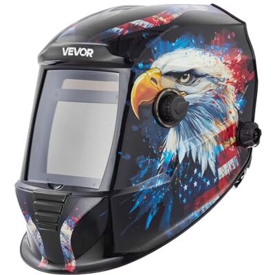 VEVOR Casque de Soudage Solaire à Obscurcissement Automatique Couleur Réelle Grande Vue 100 x 80 mm, avec 4 Capteurs Arc, Teinte DIN 4/5-9/9-13, pour Soudage TIG MIG ARC, Meulage, Découpe, Série METIS - Publicité VEVOR Casque de Soudage Solaire à Obscurcissement Automatique Couleur Réelle Grande Vue 100 x 80 mm, avec 4 Capteurs Arc, Teinte DIN 4/5-9/9-13, pour Soudage TIG MIG ARC, Meulage, Découpe, Série METIS - Publicité