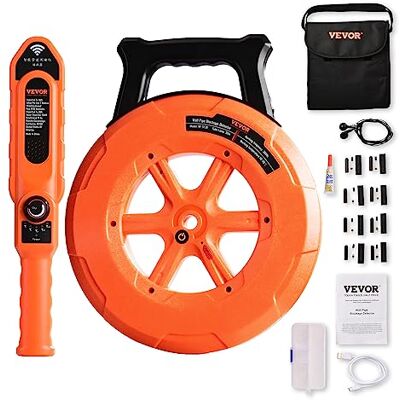 VEVOR Détecteur de Blocage de Tuyau 30 m Localisateurs de Tuyaux Outil de Colmatage Étanche IP67 Sensibilité Ajustable Scanner Mur d'Égout Outil de Plomberie pour Tuyaux d'Eau en PVC Plastique Métal - Publicité VEVOR Détecteur de Blocage de Tuyau 30 m Localisateurs de Tuyaux Outil de Colmatage Étanche IP67 Sensibilité Ajustable Scanner Mur d'Égout Outil de Plomberie pour Tuyaux d'Eau en PVC Plastique Métal - Publicité