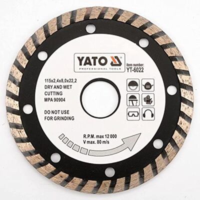 Yato YT-6024 Disque diamant turbo 180 mm - Publicité Yato YT-6024 Disque diamant turbo 180 mm - Publicité