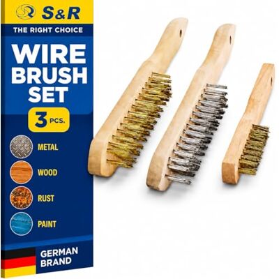 Brosses en fil S&R - Nettoyage efficace des surfaces métalliques et en bois - Publicité Brosses en fil S&R - Nettoyage efficace des surfaces métalliques et en bois - Publicité
