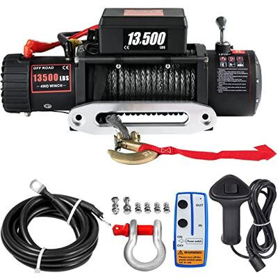 VEVOR Corde de Treuil Electrique sans Fil, Treuil de Récupération 6120KG 12v avec Télécommande pour VTT UTV avec Nouveau Design (Synthétique 6120KG) - Publicité VEVOR Corde de Treuil Electrique sans Fil, Treuil de Récupération 6120KG 12v avec Télécommande pour VTT UTV avec Nouveau Design (Synthétique 6120KG) - Publicité