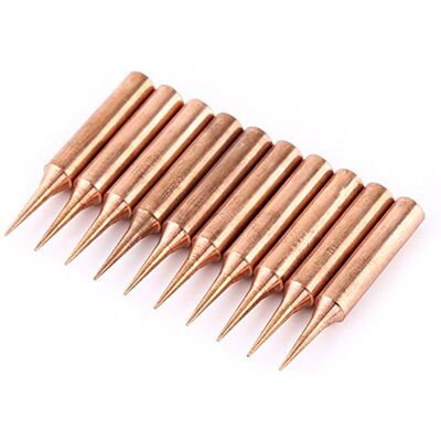 Walfront 10 pcs 900M-T-I Pointe de Fer à Souder en Cuivre Rouge Forme I pour Station de Soudage - Publicité Walfront 10 pcs 900M-T-I Pointe de Fer à Souder en Cuivre Rouge Forme I pour Station de Soudage - Publicité