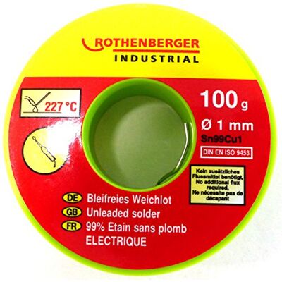 Rothenberger Industrial 1000001887 Bleifreies Weichlot - Publicité Rothenberger Industrial 1000001887 Bleifreies Weichlot - Publicité