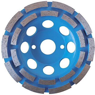 Leman 974 Plateau diamant 2 pistes pour béton 125 x 22,23 mm Hauteur 5 mm - Publicité Leman 974 Plateau diamant 2 pistes pour béton 125 x 22,23 mm Hauteur 5 mm - Publicité