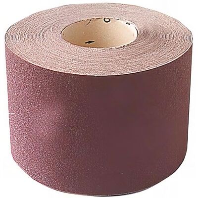 Leman Rouleau toile souple largeur 50 mm longueur 25 metres grain 180 poncage bois peinture métal plastique - Publicité Leman Rouleau toile souple largeur 50 mm longueur 25 metres grain 180 poncage bois peinture métal plastique - Publicité