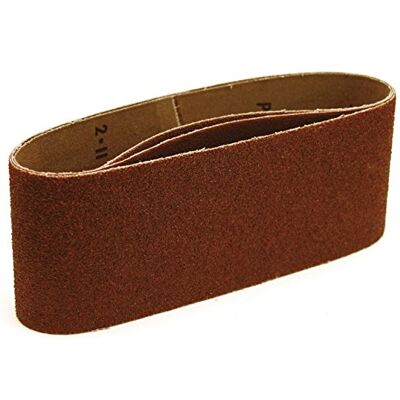 Leman 100560.02 Lot de 3 Bandes abrasives sans fin en Corindon 100 x 560 mm Grain 80 - Publicité Leman 100560.02 Lot de 3 Bandes abrasives sans fin en Corindon 100 x 560 mm Grain 80 - Publicité