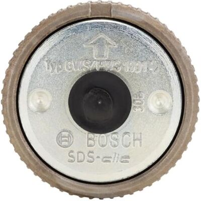 Bosch Accessories Écrou à dégagement rapide SDS Clic M14 (épaisseur 14 mm, accessoires pour meuleuse d'angle), Métal,1 paquet (l'emballage peut varier), Gris - Publicité Bosch Accessories Écrou à dégagement rapide SDS Clic M14 (épaisseur 14 mm, accessoires pour meuleuse d'angle), Métal,1 paquet (l'emballage peut varier), Gris - Publicité