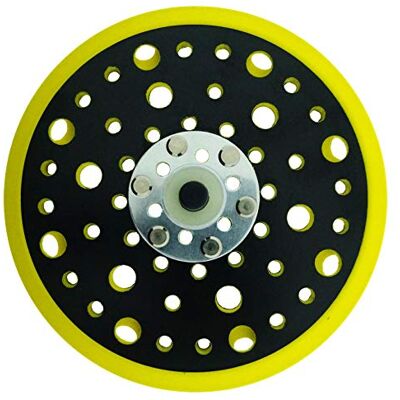 SabreCut 1pc OSSCDA001 150mm 54 Hole Plateau ponceuse Pro Compatible avec Mirka CEROS DEROS, medium auto-agrippant pad holds abrasives securely pour consistent sanding - Publicité SabreCut 1pc OSSCDA001 150mm 54 Hole Plateau ponceuse Pro Compatible avec Mirka CEROS DEROS, medium auto-agrippant pad holds abrasives securely pour consistent sanding - Publicité