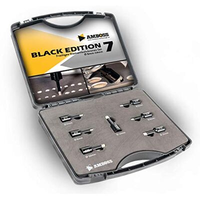 Amboss Werkzeuge Enclume forets carrelage/couronnes diamant jeu de 7 pièces (Ø 8-14 mm) Premium Black Edition M14 pour meuleuse d'angle Carrelage, granit, grès cérame - Publicité Amboss Werkzeuge Enclume forets carrelage/couronnes diamant jeu de 7 pièces (Ø 8-14 mm) Premium Black Edition M14 pour meuleuse d'angle Carrelage, granit, grès cérame - Publicité