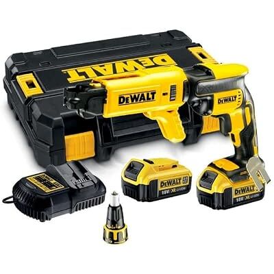 Dewalt DCF620M2K-QW Vis sans fil - Plaque de plâtre, XR, 18V, 4Ah Li-Ion - Publicité Dewalt DCF620M2K-QW Vis sans fil - Plaque de plâtre, XR, 18V, 4Ah Li-Ion - Publicité