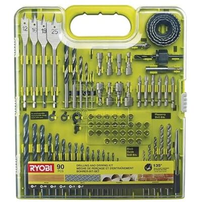 Ensemble de 90 pièces Ryobi RAKDD90 - Perceuse & Tournevis - Publicité Ensemble de 90 pièces Ryobi RAKDD90 - Perceuse & Tournevis - Publicité