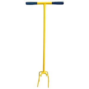pokm toolsmarket Pince de jardin 6 dents Cultivateur Griffe de terre avec poignée en T désherbeur Scarificateur avec manche Outil de jardinage Longueur totale 88 cm - Publicité pokm toolsmarket Pince de jardin 6 dents Cultivateur Griffe de terre avec poignée en T désherbeur Scarificateur avec manche Outil de jardinage Longueur totale 88 cm - Publicité