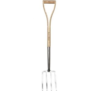 Kent & Stowe fourche à bêcher pour enfants – Fourche de jardin légère en inox, petite fourche à foin avec manche en frêne, longueur : 71 cm - Publicité Kent & Stowe fourche à bêcher pour enfants – Fourche de jardin légère en inox, petite fourche à foin avec manche en frêne, longueur : 71 cm - Publicité