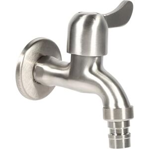 ViaGasaFamido Robinet Jardin Acier Inoxydable 304 Adaptateur Robinet Eau Fixé au Mur pour Salle de Bains Lave-linge et Piscine Raccord Robuste - Publicité ViaGasaFamido Robinet Jardin Acier Inoxydable 304 Adaptateur Robinet Eau Fixé au Mur pour Salle de Bains Lave-linge et Piscine Raccord Robuste - Publicité