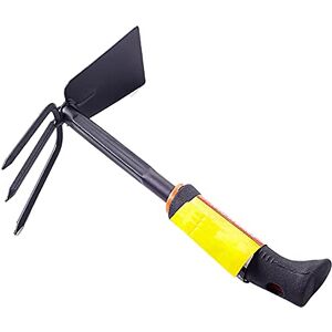 Gonnely Mini houe de jardin Mini houe de jardin multifonction 2 en 1 râteau de pelouse râteau de jardinage extérieur pelle à double usage outil de creusement portable pour desserrer le sol creuser désherbag - Publicité Gonnely Mini houe de jardin Mini houe de jardin multifonction 2 en 1 râteau de pelouse râteau de jardinage extérieur pelle à double usage outil de creusement portable pour desserrer le sol creuser désherbag - Publicité