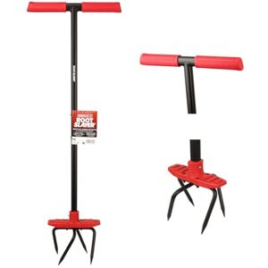 Venteo Arrache Racine RootSlayer Griffe de Jardin Rotative Tête en Acier Trempé Aère, Ameublit et Travaille la Terre Outil de Jardinage pour Potager, Massifs, Plantation et Entretien du Sol - Publicité Venteo Arrache Racine RootSlayer Griffe de Jardin Rotative Tête en Acier Trempé Aère, Ameublit et Travaille la Terre Outil de Jardinage pour Potager, Massifs, Plantation et Entretien du Sol - Publicité