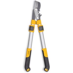 Stiga lopper télescopique à contournement Coupe le bois frais jusqu'à 42 mm, guidon extensible, lame en acier japonais antiadhésif, poignée ergonomique, finition jaune, avec housse de protection. Publicité Stiga lopper télescopique à contournement Coupe le bois frais jusqu'à 42 mm, guidon extensible, lame en acier japonais antiadhésif, poignée ergonomique, finition jaune, avec housse de protection. Publicité
