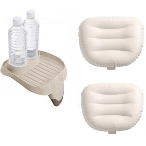 Sheepmania INTEX Ensemble de 3 pour Tous Les Bains à remous Intex PureSpa Appuie-tête Gonflable + Plateau à Boissons pour hydromassage PureSpa - Publicité Sheepmania INTEX Ensemble de 3 pour Tous Les Bains à remous Intex PureSpa Appuie-tête Gonflable + Plateau à Boissons pour hydromassage PureSpa - Publicité