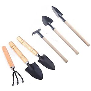 Wagoodter Lot de 6 Mini Outils de Jardinage à Main Petits Outils légers en Fer Râteau Pelle Bêche pour intérieur et extérieur Plantation en Pot (A) - Publicité Wagoodter Lot de 6 Mini Outils de Jardinage à Main Petits Outils légers en Fer Râteau Pelle Bêche pour intérieur et extérieur Plantation en Pot (A) - Publicité