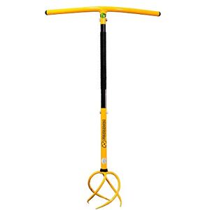 BEM TORNADICA Griffe Rotative de jardinage et Désherbeur Télescopique, Outil de Jardinage Léger Facile et Ergonomique, Hauteur Réglable 84-105cm, 2kg - Publicité BEM TORNADICA Griffe Rotative de jardinage et Désherbeur Télescopique, Outil de Jardinage Léger Facile et Ergonomique, Hauteur Réglable 84-105cm, 2kg - Publicité