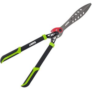 VITO Cisaille à Haie avec Levier Démultiplicateur Lames 275mm en Acier au Carbone Haute Précision Manche Ergonomique Antidérapant Taille Haies et Arbustes Sans Effort - Publicité VITO Cisaille à Haie avec Levier Démultiplicateur Lames 275mm en Acier au Carbone Haute Précision Manche Ergonomique Antidérapant Taille Haies et Arbustes Sans Effort - Publicité