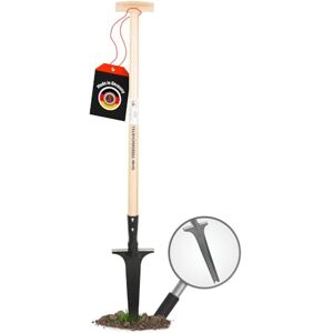 SHW-FIRE Désherbeur professionnel avec manche en bois de frêne de 82 cm – Forgé à la main avec marche pratique - Publicité SHW-FIRE Désherbeur professionnel avec manche en bois de frêne de 82 cm – Forgé à la main avec marche pratique - Publicité