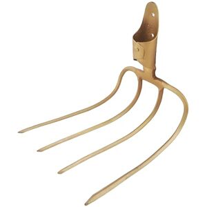 Bauster ® Pioche forgée à 4 dents Fourche à fumier Crochet à fumier Sans manche 20 x 21 cm Fourche à foin et à foin ergonomique Idéal pour ameublir le sol - Publicité Bauster ® Pioche forgée à 4 dents Fourche à fumier Crochet à fumier Sans manche 20 x 21 cm Fourche à foin et à foin ergonomique Idéal pour ameublir le sol - Publicité
