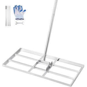 VEVOR Râteau de Nivellement de Pelouse, 762 x 355 x 2190 mm, Niveleur de Gazon, Manche 1981 mm, en Acier au Carbone Résistant à la Rouille, Outil de Nivellement pour Cour, Terrain de Golf, Jardin - Publicité VEVOR Râteau de Nivellement de Pelouse, 762 x 355 x 2190 mm, Niveleur de Gazon, Manche 1981 mm, en Acier au Carbone Résistant à la Rouille, Outil de Nivellement pour Cour, Terrain de Golf, Jardin - Publicité