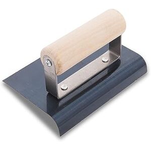 Marshalltown Truelle de bord , R 3mm, L 10mm avec manche en bois en acier bleu, dimensions de la truelle : 152x102 mm - Publicité Marshalltown Truelle de bord , R 3mm, L 10mm avec manche en bois en acier bleu, dimensions de la truelle : 152x102 mm - Publicité