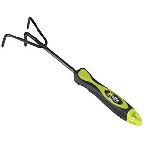 XCLOU Griffe piocheuse de jardin jaune et noire Cultivateur de jardin avec manche ergonomique Petite griffe à fleurs 3 dents Outil de jardin multifonction - Publicité XCLOU Griffe piocheuse de jardin jaune et noire Cultivateur de jardin avec manche ergonomique Petite griffe à fleurs 3 dents Outil de jardin multifonction - Publicité