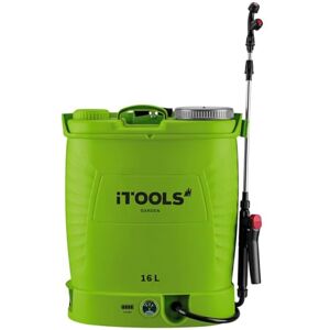 iTools Pulvérisateur de Jardin Electrique à Batterie 16L 8Ah Pression 6 Bar Lance Télescopique en INOX + Accessoires de Pulvérisation - Publicité iTools Pulvérisateur de Jardin Electrique à Batterie 16L 8Ah Pression 6 Bar Lance Télescopique en INOX + Accessoires de Pulvérisation - Publicité
