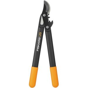 Fiskars Coupe-branches pour bois vert, Système à crémaillère PowerGear, Diamètre de coupe: 2,8 cm, Lames en acier trempé avec revêtement antiadhésif, Longueur: 46 cm, Noir/Orange, L72, 1001555 - Publicité Fiskars Coupe-branches pour bois vert, Système à crémaillère PowerGear, Diamètre de coupe: 2,8 cm, Lames en acier trempé avec revêtement antiadhésif, Longueur: 46 cm, Noir/Orange, L72, 1001555 - Publicité