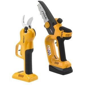 Stiga SP 100e Kit Sécateur et Scie d'Élagage, 20 V, 2 Ah – 1 Batt. 2 Ah + Chargeur, Léger et Maniable – Élagage de Branches Fines à Moyennes - Publicité Stiga SP 100e Kit Sécateur et Scie d'Élagage, 20 V, 2 Ah – 1 Batt. 2 Ah + Chargeur, Léger et Maniable – Élagage de Branches Fines à Moyennes - Publicité