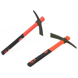 KEILEOHO Lot de 2 pioches de 38,1 cm avec poignée, pour jardinage et plantation de camping, désherbage - Publicité KEILEOHO Lot de 2 pioches de 38,1 cm avec poignée, pour jardinage et plantation de camping, désherbage - Publicité