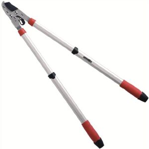AUSONIA EBRANCHEUR TÉLESCOPIQUE CISAILLE COUPE-BRANCHES SECATEUR TELESCOPIC LOPPERS À CLIQUET AVEC COUPE À ENCLUME ET MANCHES TUBULAIRES EN ALUMINIUM EXTENSIBLES DE 68 À 100 CM - Publicité AUSONIA EBRANCHEUR TÉLESCOPIQUE CISAILLE COUPE-BRANCHES SECATEUR TELESCOPIC LOPPERS À CLIQUET AVEC COUPE À ENCLUME ET MANCHES TUBULAIRES EN ALUMINIUM EXTENSIBLES DE 68 À 100 CM - Publicité