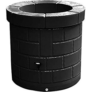 Plast'Up Rotomoulage Puit récupérateur d'eau 340L design et coloré, avec robinet. noir Fabrication française - Publicité Plast'Up Rotomoulage Puit récupérateur d'eau 340L design et coloré, avec robinet. noir Fabrication française - Publicité