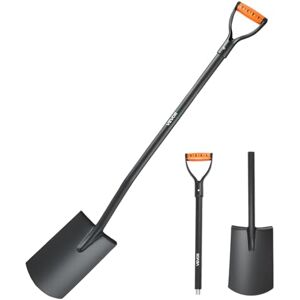 VEVOR Bêche Carrée, 122 cm, Bêche de Jardinage avec Lame Acier Allié, Poignée en D Antidérapante, pour Creuser Terre, Roches, Neige, Sable, de Jardin, Poulailler, Construction, Aménagement Paysager - Publicité VEVOR Bêche Carrée, 122 cm, Bêche de Jardinage avec Lame Acier Allié, Poignée en D Antidérapante, pour Creuser Terre, Roches, Neige, Sable, de Jardin, Poulailler, Construction, Aménagement Paysager - Publicité