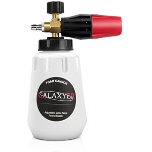 GALAXYER Canon à Mousse, 1000ML Pulvérisateur de Mousse de Voiture Lié au Nettoyeur Haute Pression Avec Connecteur Rapide de 1/4'' - Publicité GALAXYER Canon à Mousse, 1000ML Pulvérisateur de Mousse de Voiture Lié au Nettoyeur Haute Pression Avec Connecteur Rapide de 1/4'' - Publicité