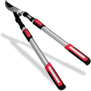 Amig Cisaille d'Élagage Extensible à Deux Mains Manche Télescopique en Aluminium Lame en Acier Revêtue de Téflon De 62 à 97 mètres Coupe Bypass Capacité de Coupe de 38 mm - Publicité Amig Cisaille d'Élagage Extensible à Deux Mains Manche Télescopique en Aluminium Lame en Acier Revêtue de Téflon De 62 à 97 mètres Coupe Bypass Capacité de Coupe de 38 mm - Publicité