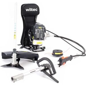 WilTec Outil Multifonction 2 en 1 – 2870 x 370 x 560 mm – Moteur 2 Temps à Essence 1,2 l – 1,9 KW – avec Rallonge – Coupe-Bordures Coupe-Gazon Débroussailleuse Accessoires – Jardinage - Publicité WilTec Outil Multifonction 2 en 1 – 2870 x 370 x 560 mm – Moteur 2 Temps à Essence 1,2 l – 1,9 KW – avec Rallonge – Coupe-Bordures Coupe-Gazon Débroussailleuse Accessoires – Jardinage - Publicité