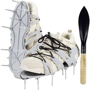 JIANFA Chaussures à ongles Aérateur de pelouse Masse de compensation avec pelle de jardin 5,7 cm Outils de jardinage Convient pour les chaussures de gazon - Publicité JIANFA Chaussures à ongles Aérateur de pelouse Masse de compensation avec pelle de jardin 5,7 cm Outils de jardinage Convient pour les chaussures de gazon - Publicité