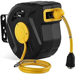 Technics MSW Enrouleur De Tuyau Air Comprimé Dévidoir Tuyau Pneumatique PRO-A 10 (Pivotant sur 180°, 10 m + 1 m, Raccord 1/4", Filet 1/4 NPT/BSPT, PVC) - Publicité Technics MSW Enrouleur De Tuyau Air Comprimé Dévidoir Tuyau Pneumatique PRO-A 10 (Pivotant sur 180°, 10 m + 1 m, Raccord 1/4", Filet 1/4 NPT/BSPT, PVC) - Publicité
